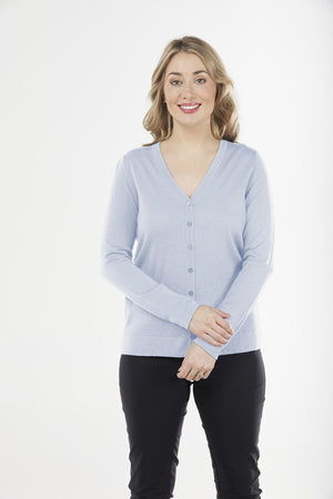 ESSENTIAL VEE NECK CARDIGAN