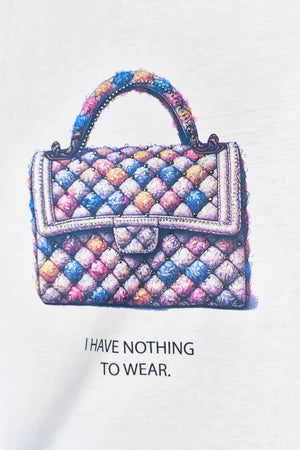 RICH & ROYAL WEISSES T-SHIRT MIT PRINT