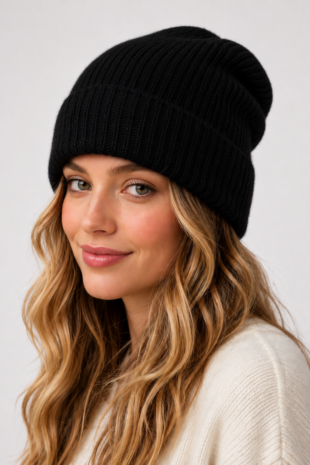 Unisex Premium Angora Fur Beanie