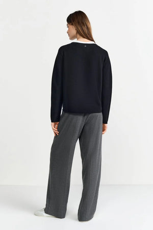 RICH & ROYAL FINE KNIT SWEATER WITH RAGLAN SLEEVES MADE IN ITALY