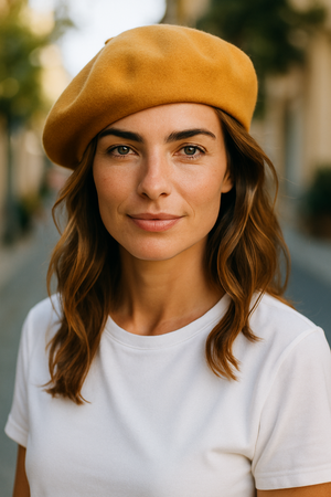 PURE WOOL BERET HAT