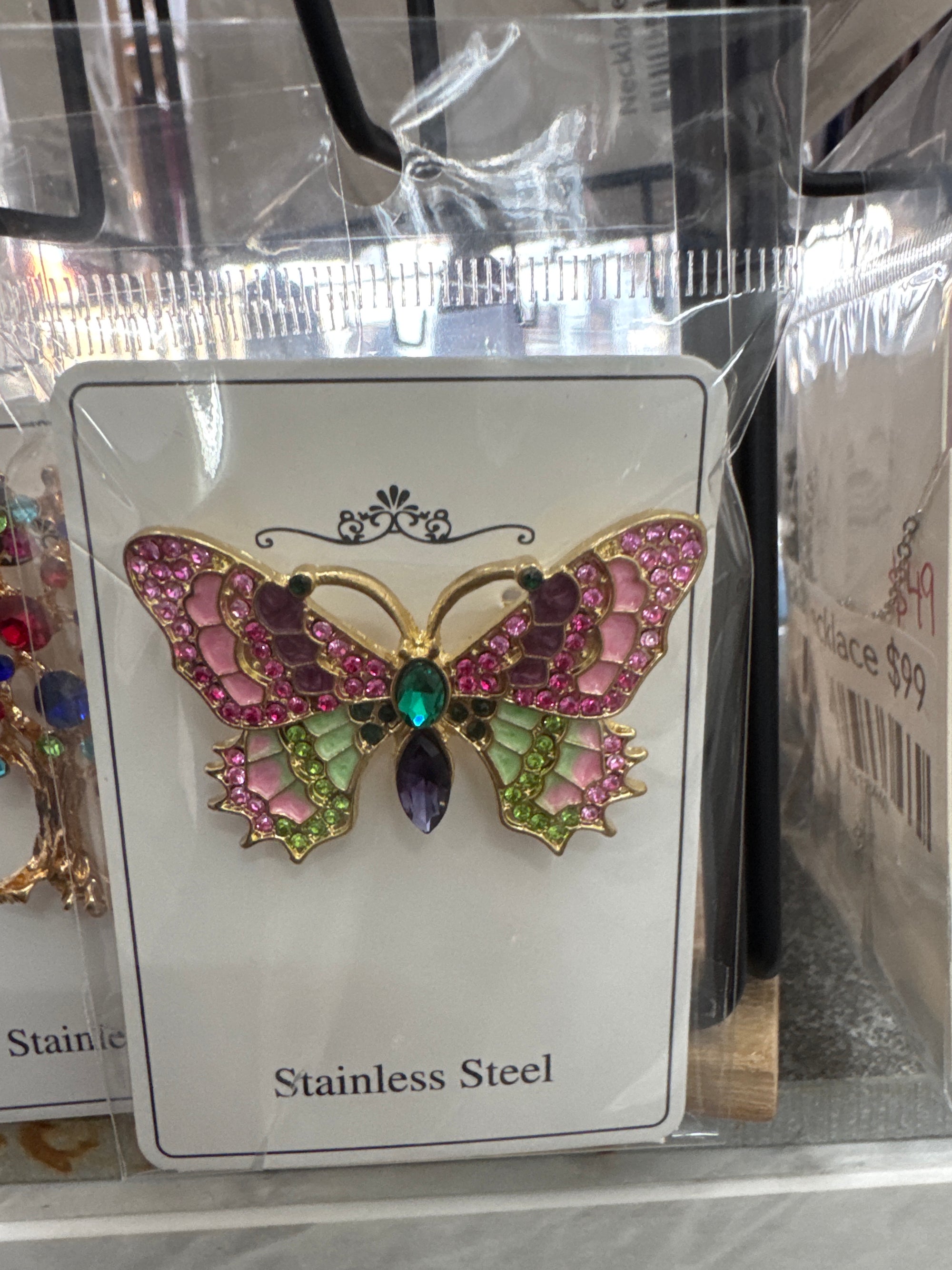 Stainless Steel Brooch Clothing Pin