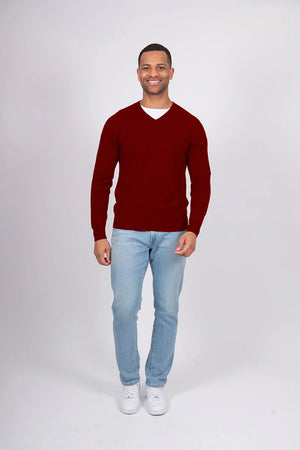 ESSENTIAL VEE NECK PULLOVER