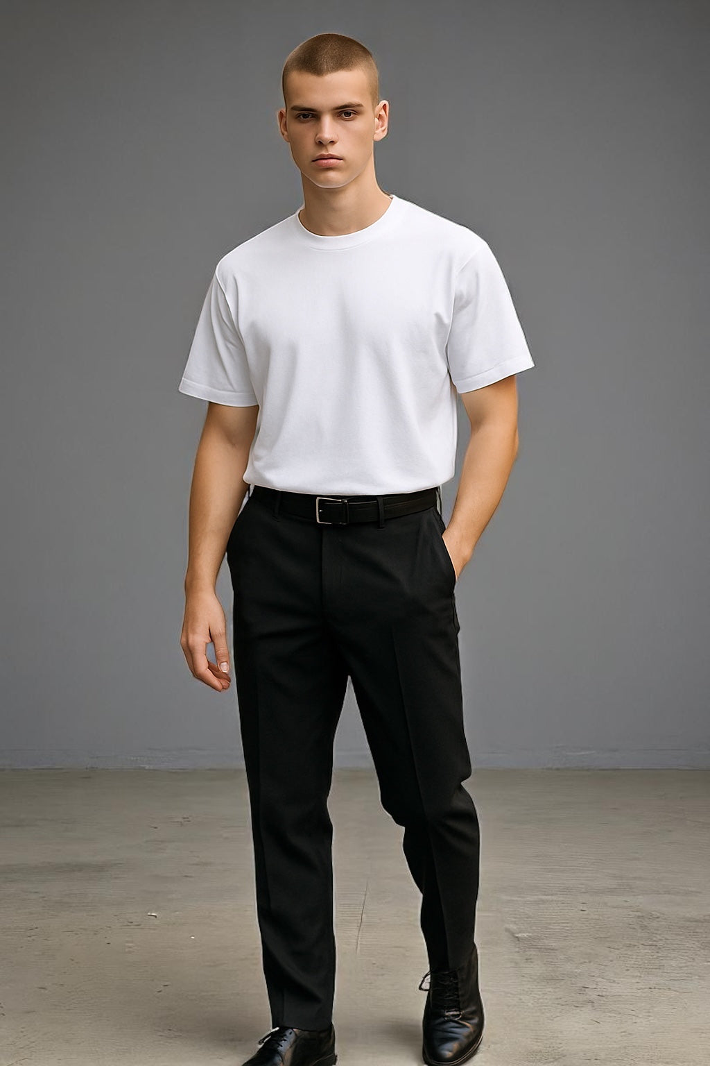 PURE WOOL BOSTON CLASSIC FIT EDWARD TROUSER