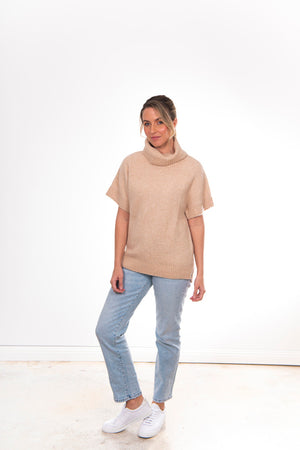 ROLL NECK SLOUCH VEST