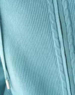 Pure cashmere Full zip hoodie