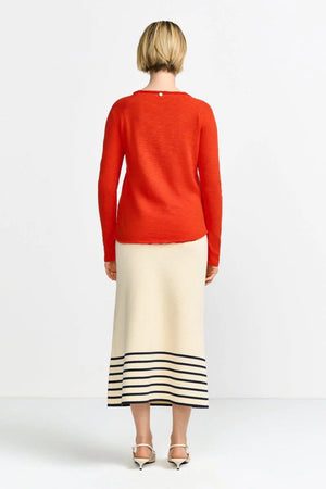 RICH & ROYAL SUNSET RED LONG SLEEVE