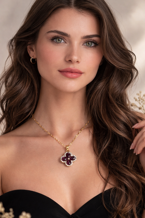 TAHLIA JEWELLERY - Leaf Necklac