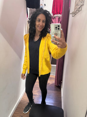 Pure cashmere Full zip hoodie