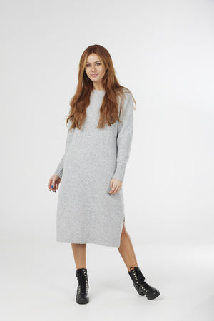 CREW NECK DRESS only M in rose available