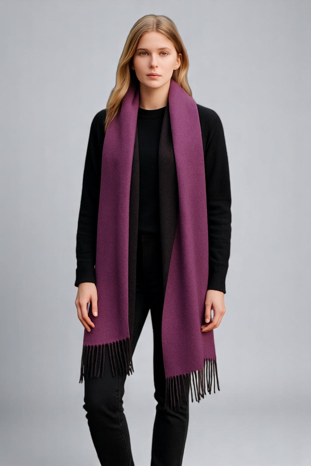 UGG Pure wool shawl/ Scarf /wrap reversible