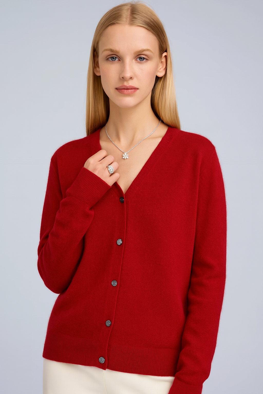 Pure wool Cardigan V-Neck Knit on Australia