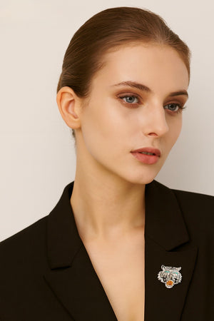 TAHLIA JEWLLERY TIGER BROOCH