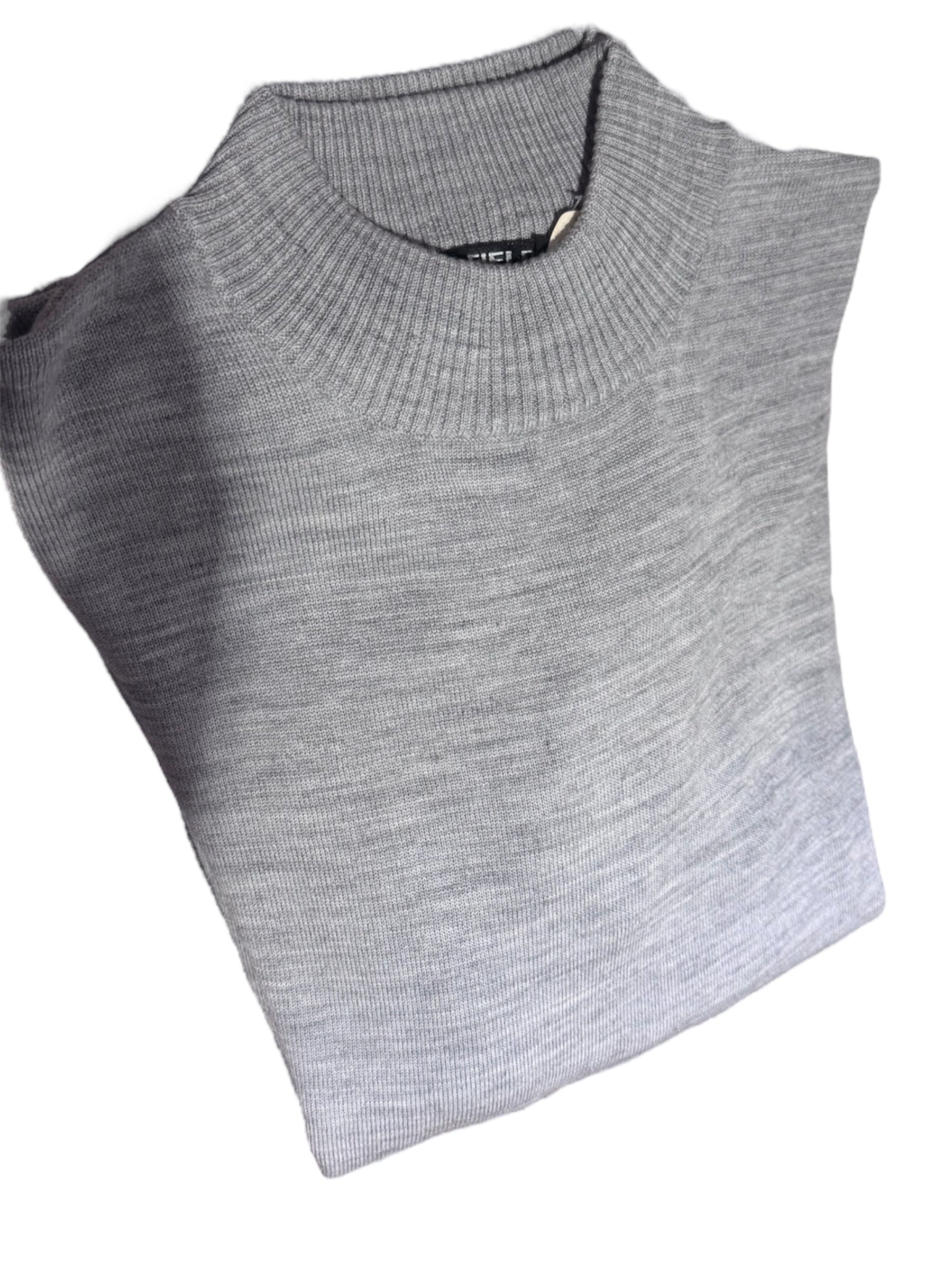 Mock neck Fields Classics Pure Merino Wool Sweater – Machine Washable