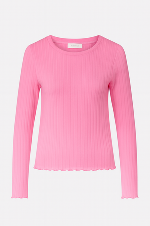 RICH & ROYAL RIBBED TEXTURE LONG SLEEVE