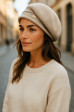 PURE WOOL BERET HAT