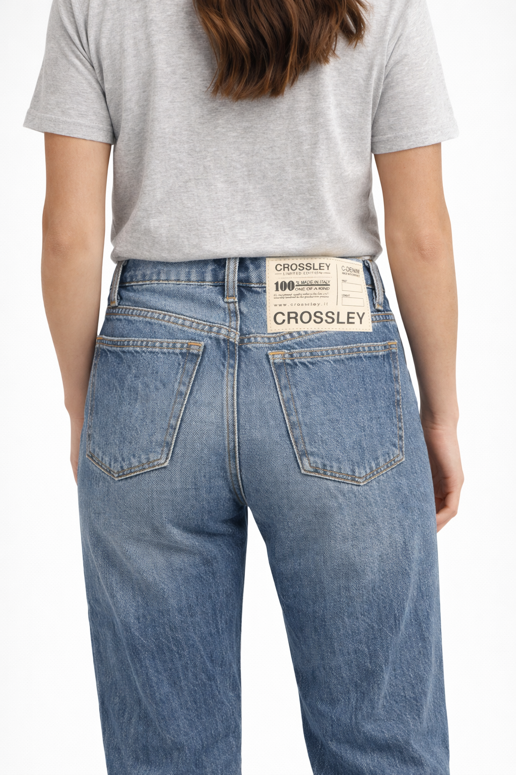 CROSSLEY TROLLER JEANS PURE COTTON MADE IN ITALY
