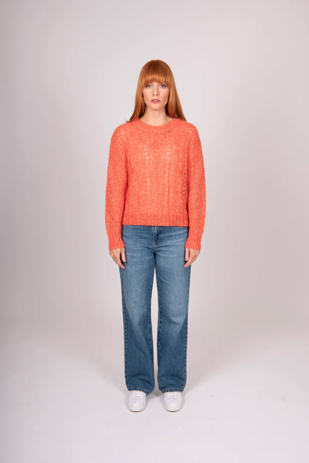 Mohair Cable Pullover