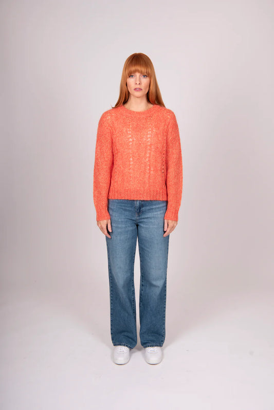 Mohair Cable Pullover