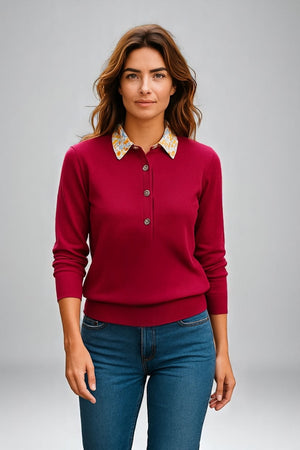 JO-RO  COLLAR PULLOVER