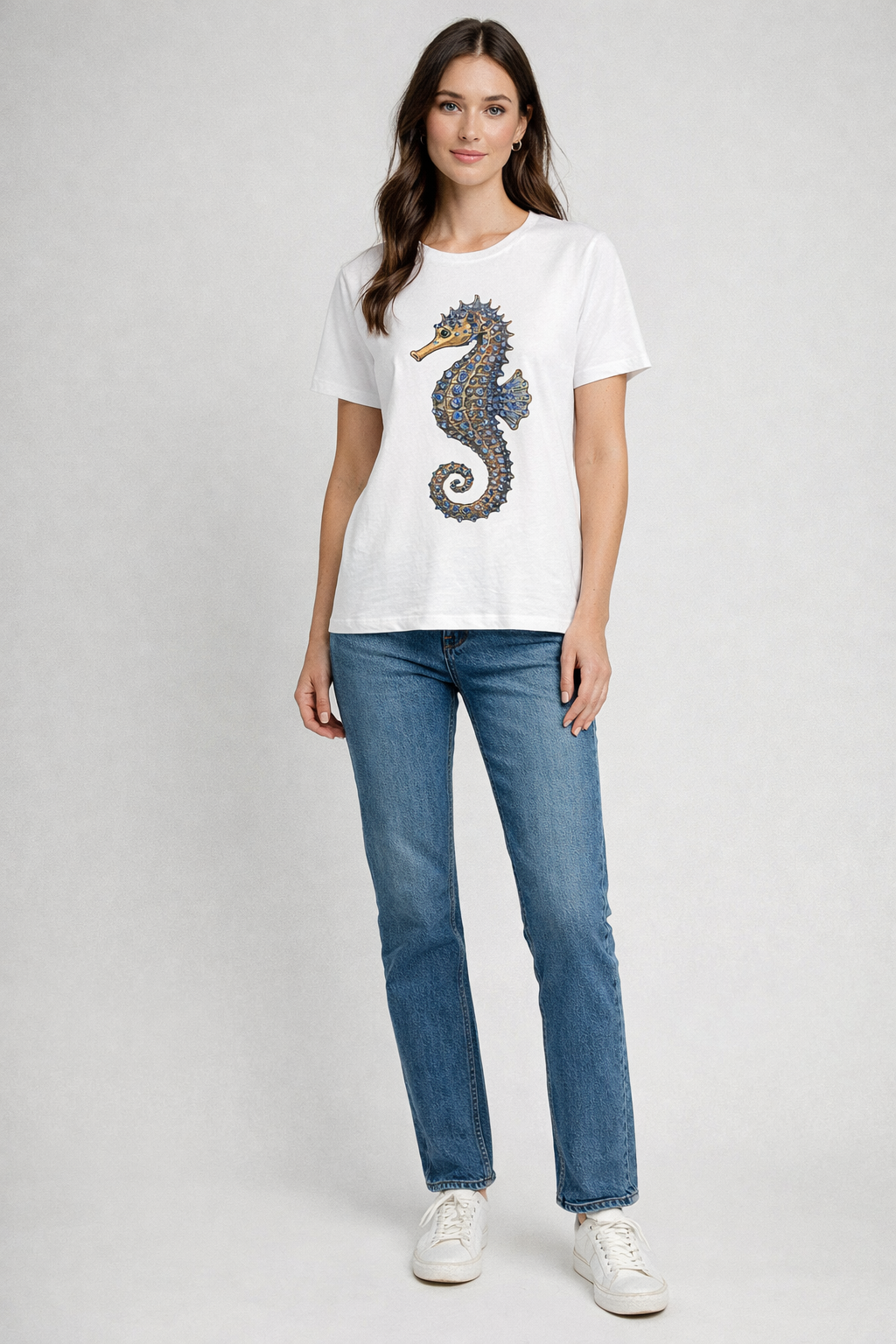 RICH & ROYAL WHITE T-SHIRT WITH PRINT