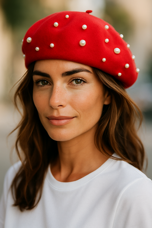 PURE WOOL BERET HAT