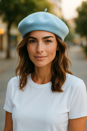 PURE WOOL BERET HAT
