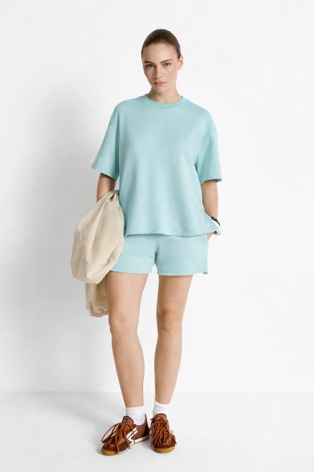 RICH & ROYAL SHORTS BERMUDA & JERSEY T-SHIRT SET