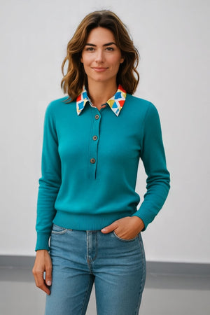 JO-RO  COLLAR PULLOVER