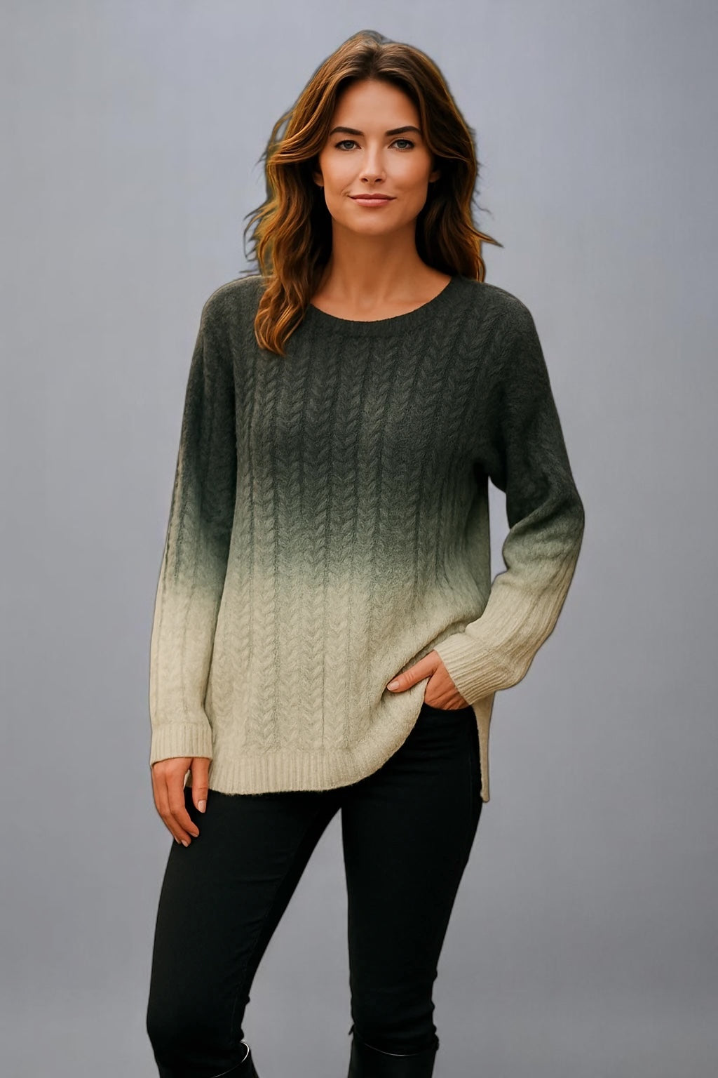 Sovrano ombre pullover sweater
