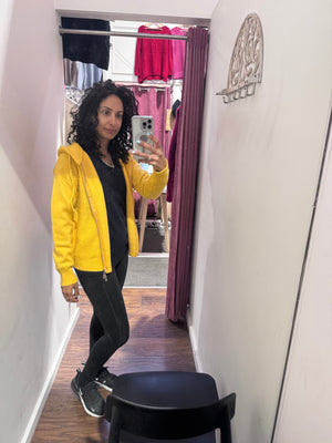 Pure cashmere Full zip hoodie
