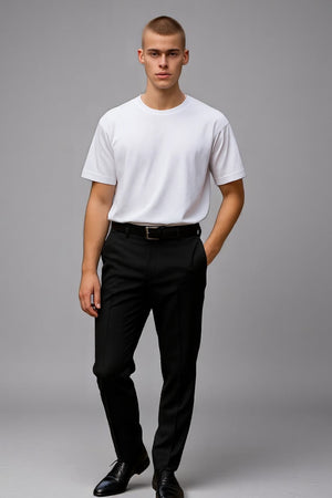PURE WOOL BOSTON CLASSIC FIT EDWARD TROUSER