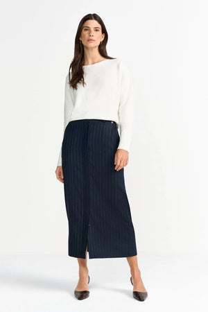 RICH & ROYAL FINE KNIT SWEATER WITH RAGLAN SLEEVES MADE IN ITALY