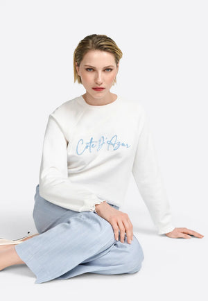 RICH & ROYAL SWEATER WITH LETTERING