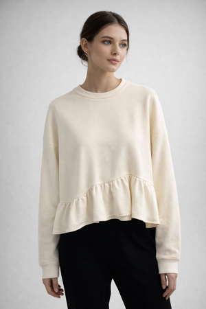 RICH & ROYAL SWEATER WITH FLURRY