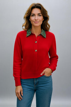 JO-RO  COLLAR PULLOVER