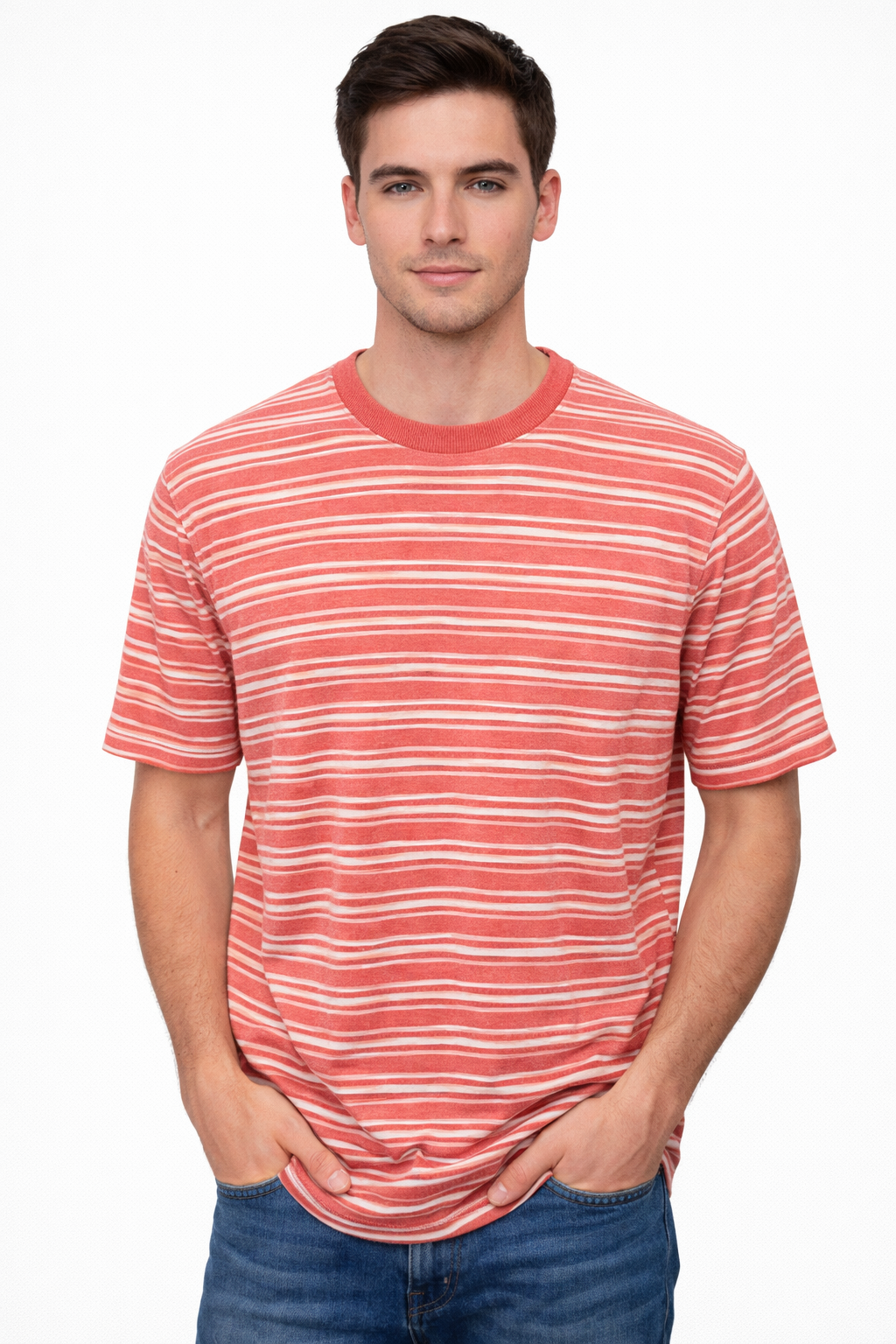 DSTREZZED MASON / MC QUEEN STRIPE TEE
