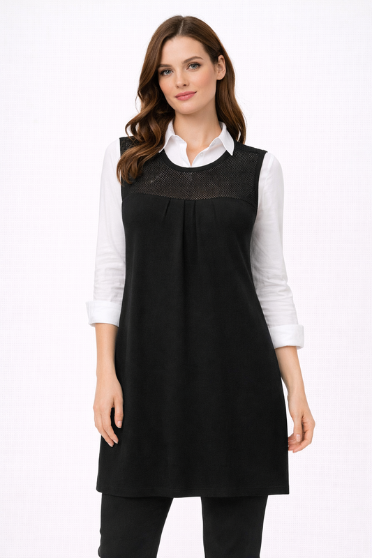 FIELDS knitwear pure wool vest tunic