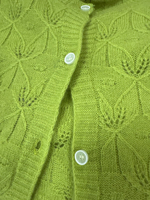 Ribbed cardigan Pure wool