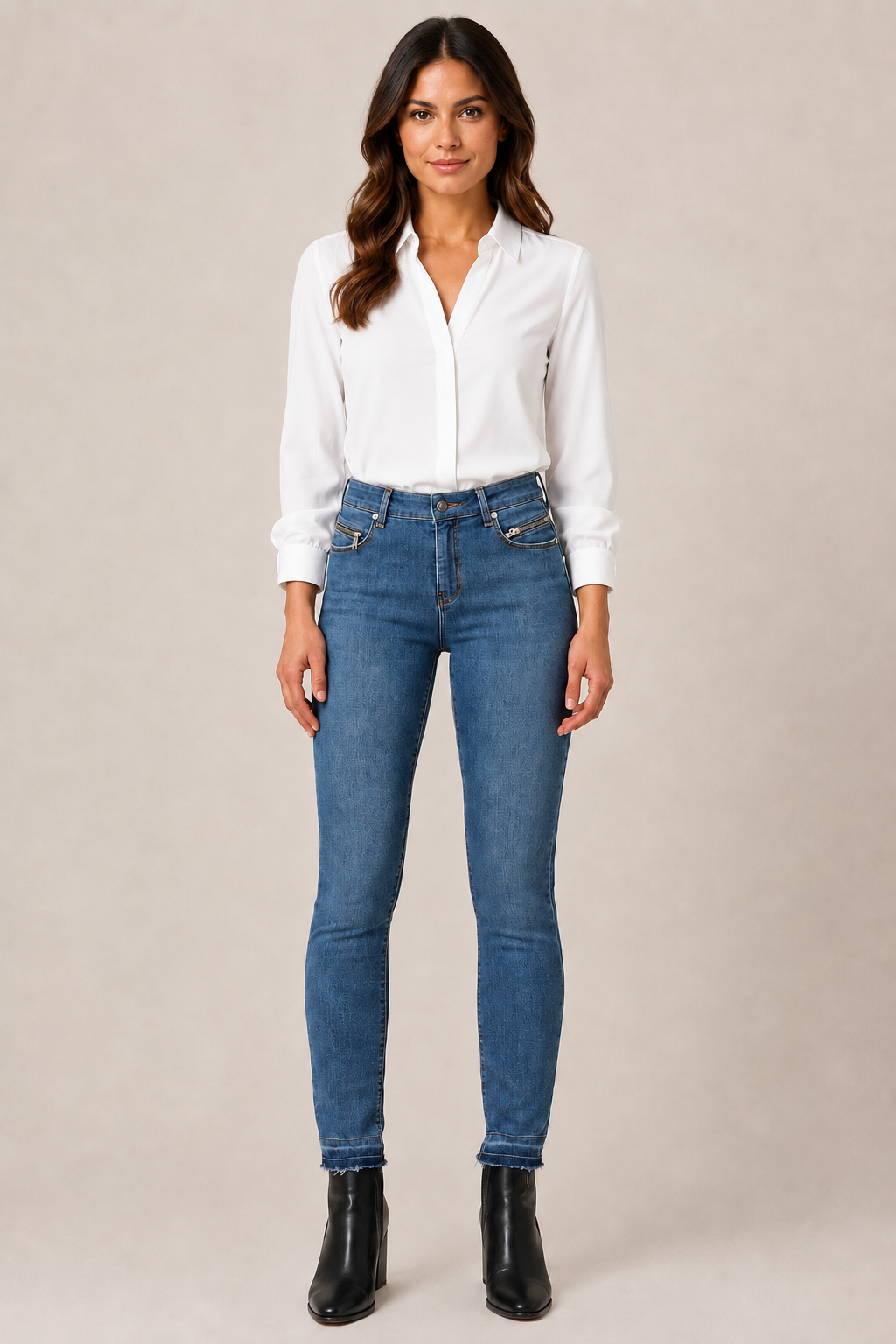 IVY Copenhagen Alexa Jeans Zip Wash Bergamo