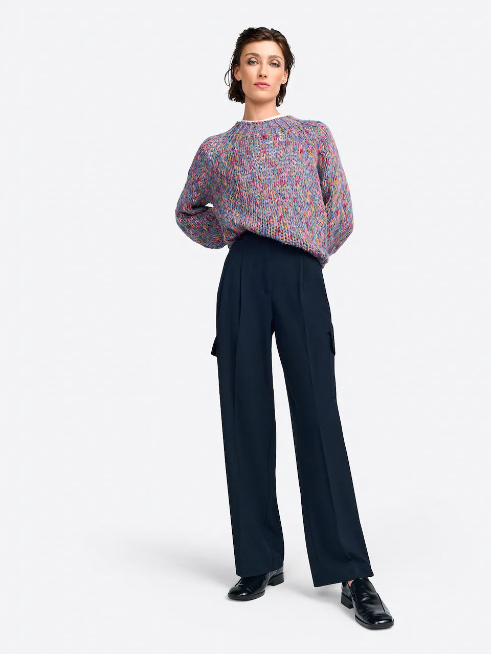 RICH & ROYAL CARGO PANTS WITH PLEAT