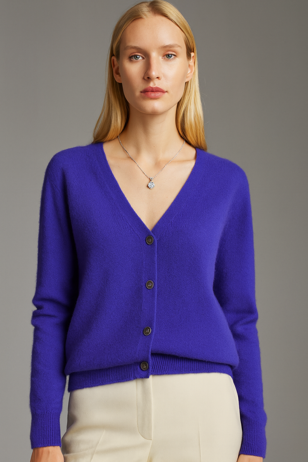 Pure wool Cardigan V-Neck Knit on Australia