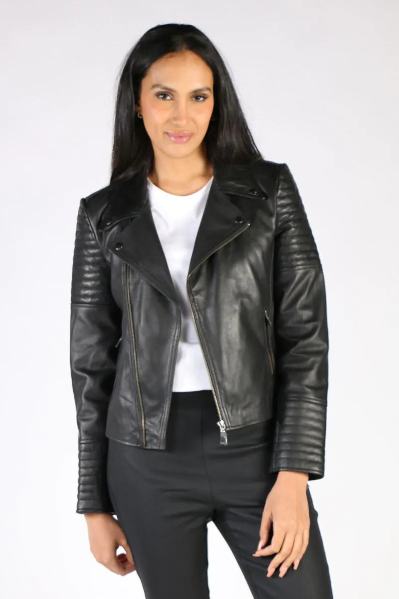 SABENA SUEDE BIKER JACKET