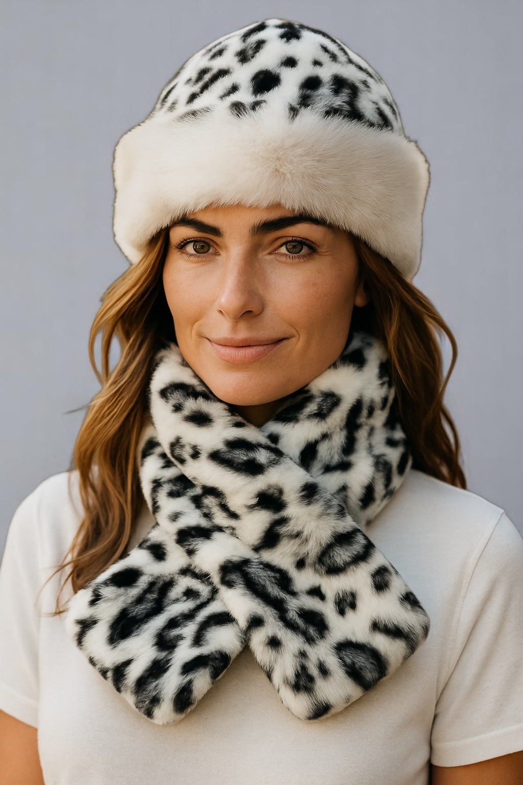 Luxurious Furry Hat & Scarf Set