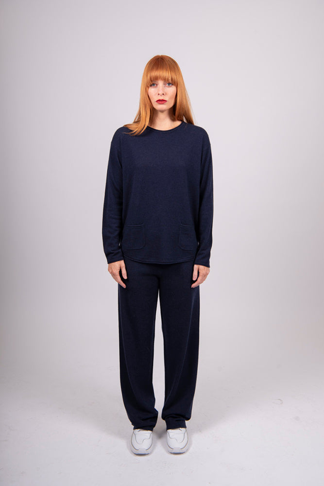 Relaxed Pant with Angle Pockets by bridge & Lord
