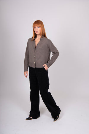 Shawl Collar Cardigan Bridge &  Lord Cashmere merino