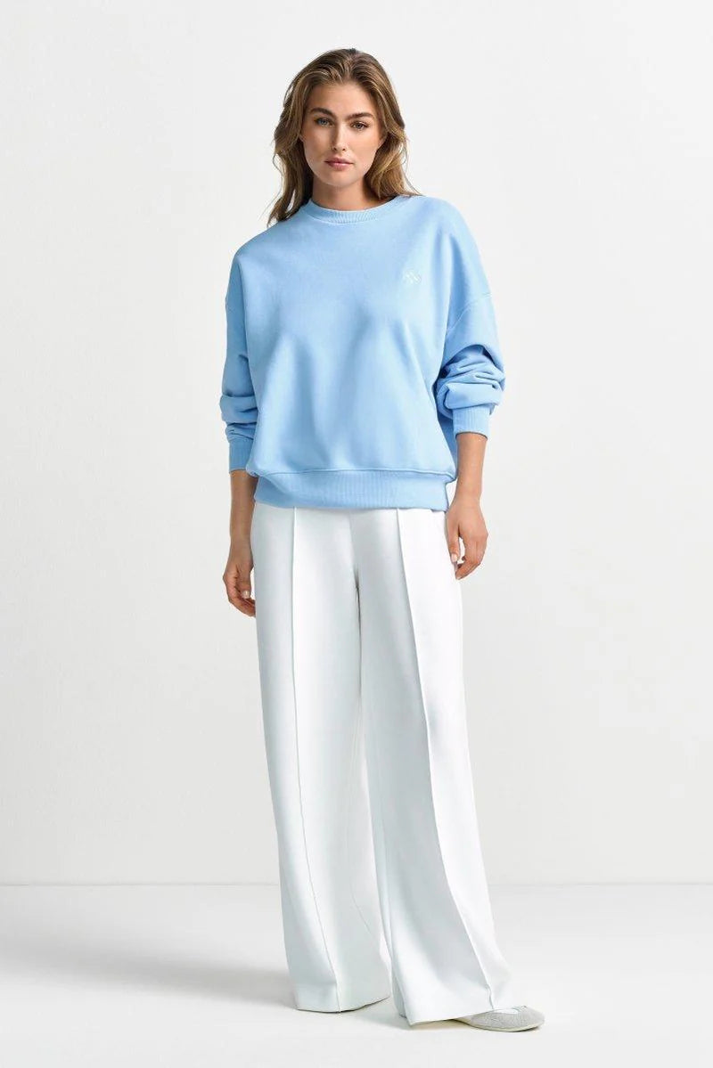 RICH & ROYAL SWEATSHIRT WITH STITCHING