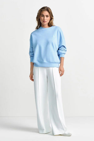 RICH & ROYAL SWEATSHIRT WITH STITCHING