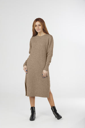 CREW NECK DRESS only M in rose available