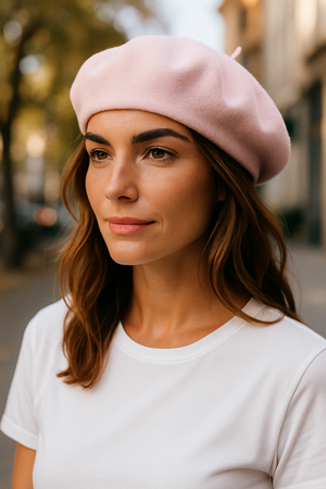 PURE WOOL BERET HAT